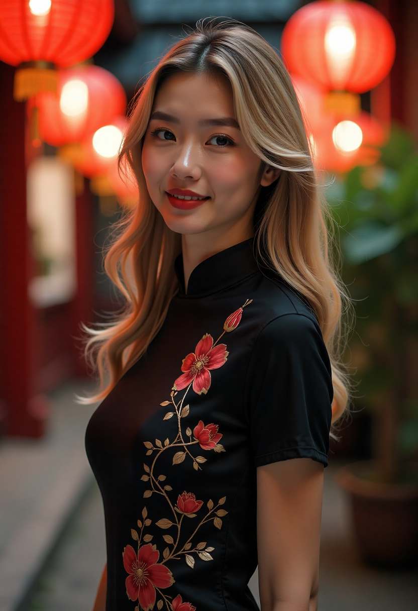 江城夜航船影